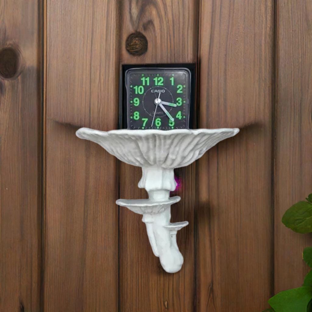 Mushroom Wall Shelf Display | Amanita Fungi Design | 2 Size Options | Woodland Wall Art | Nature Home Decor | Organic Wall Mount - BatCountryCraftsUSA