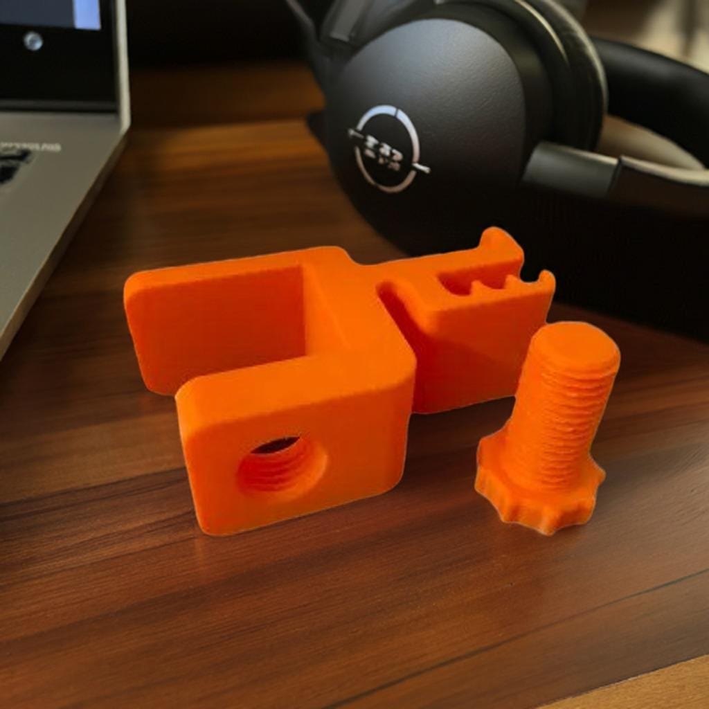 Under Desk Headphone Mount | Gaming Headset Holder | Cable Management Hook | Space Saving Desk Clamp | Headphone Storage - BatCountryCraftsUSA