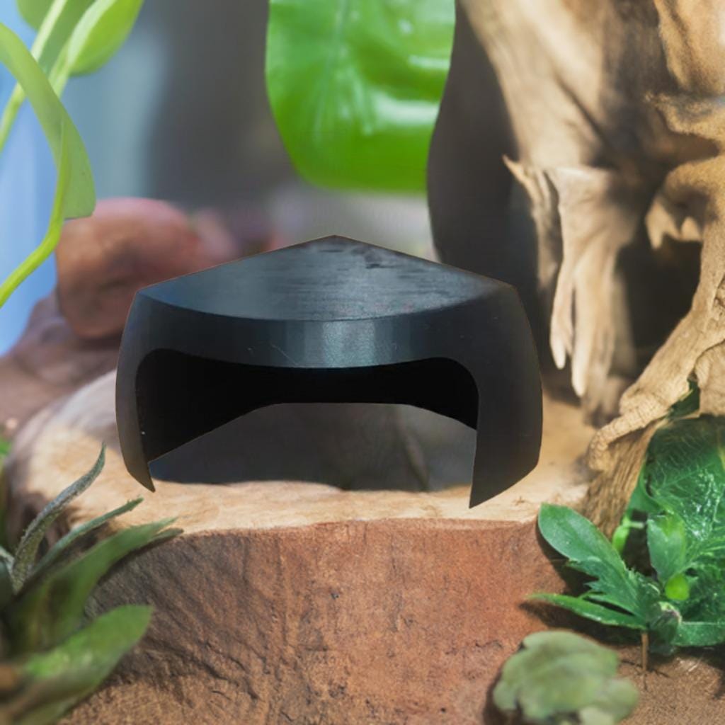 Terrarium Hide Cave | Reptile & Amphibian Shelter | Frog Hideout | Pet Habitat Decor | 200mm Animal Den - BatCountryCraftsUSA
