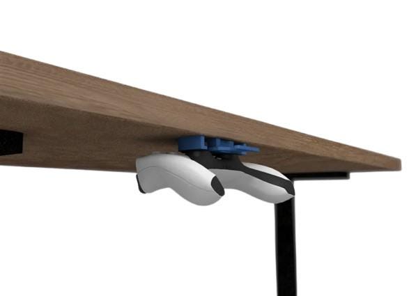 Under Desk Controller Mount | Gaming Controller Storage Hook | Console Controller Holder | Gaming Desk Organizer - BatCountryCraftsUSA