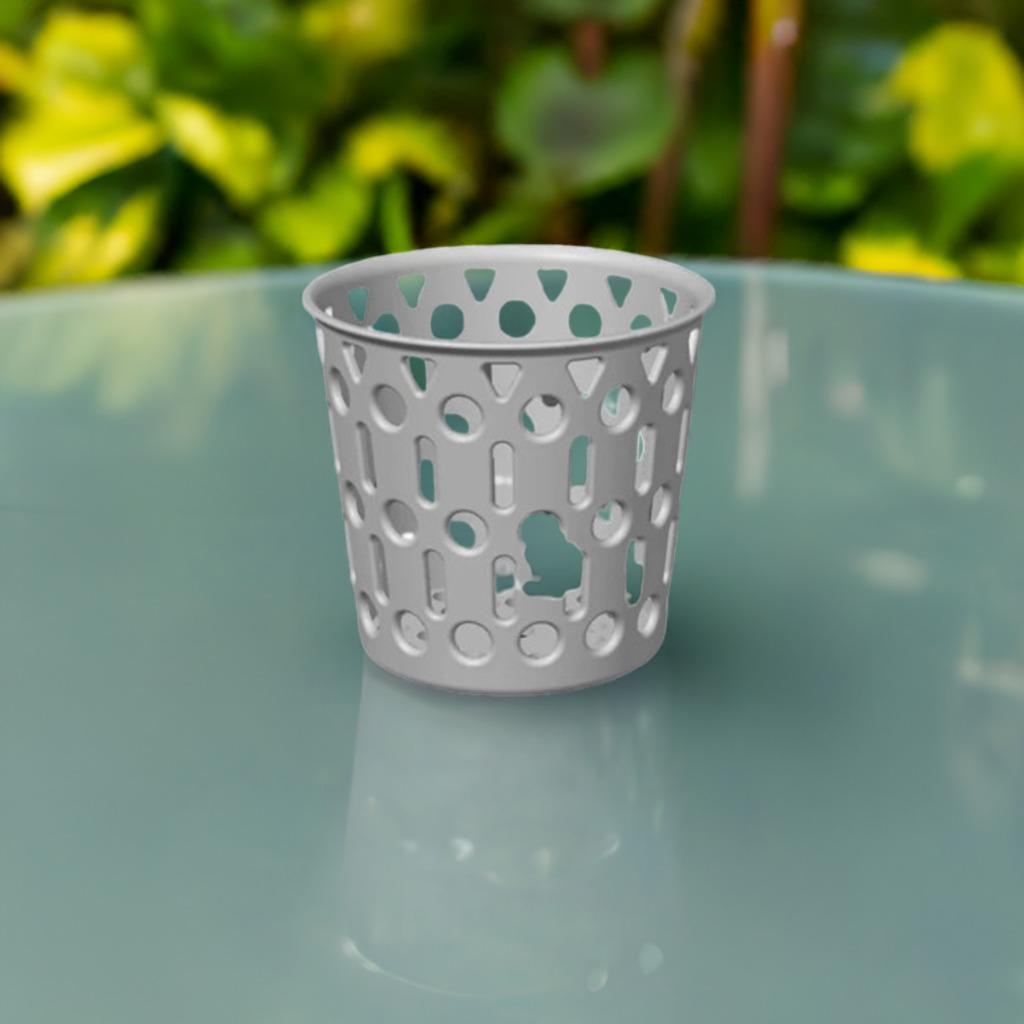 Decorative Orchid Pot Cover | Modern Plant Holder | Elegant Planter Sleeve | Ventilated Design | Indoor Garden Decor | Flower Display Stand - BatCountryCraftsUSA