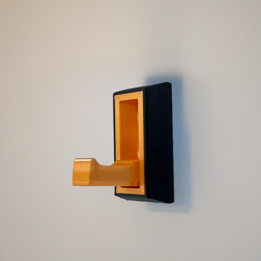 Foldable Wall Hook | Space-Saving Storage Solution | Collapsible Hook | Minimalist Wall Mount | Hidden Wall Hanger - BatCountryCraftsUSA
