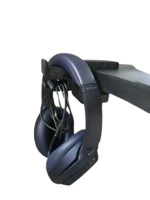 Under Desk Headphone Mount | Gaming Headset Holder | Cable Management Hook | Space Saving Desk Clamp | Headphone Storage - BatCountryCraftsUSA