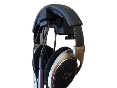 Under Desk Headphone Mount | Gaming Headset Holder | Cable Management Hook | Space Saving Desk Clamp | Headphone Storage - BatCountryCraftsUSA
