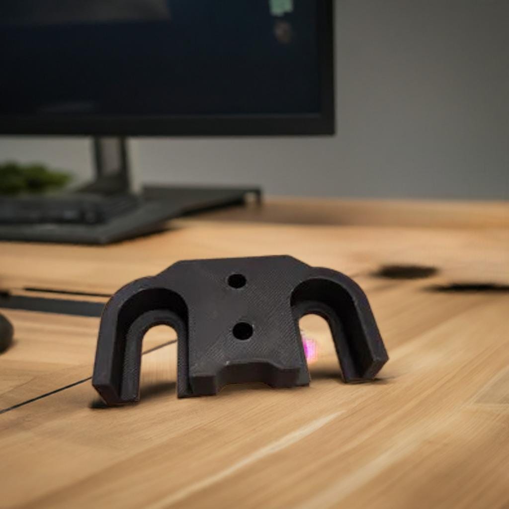 Under Desk Controller Mount | Gaming Controller Storage Hook | Console Controller Holder | Gaming Desk Organizer - BatCountryCraftsUSA