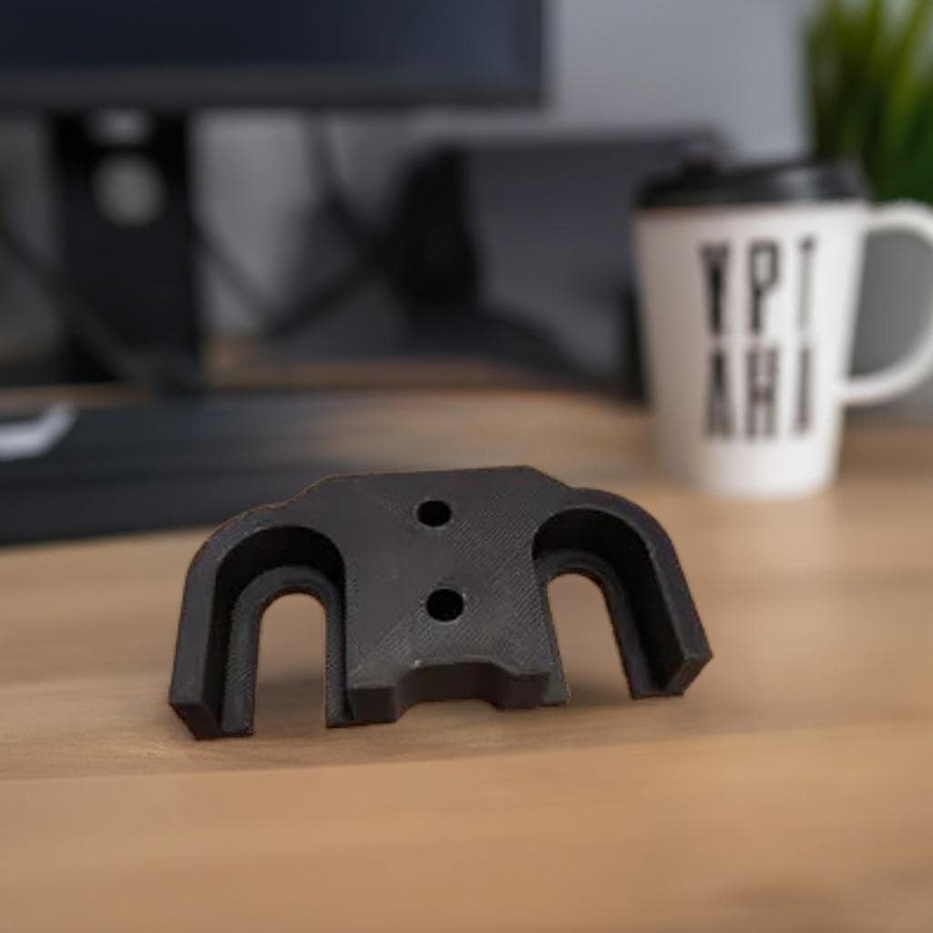 Under Desk Controller Mount | Gaming Controller Storage Hook | Console Controller Holder | Gaming Desk Organizer - BatCountryCraftsUSA