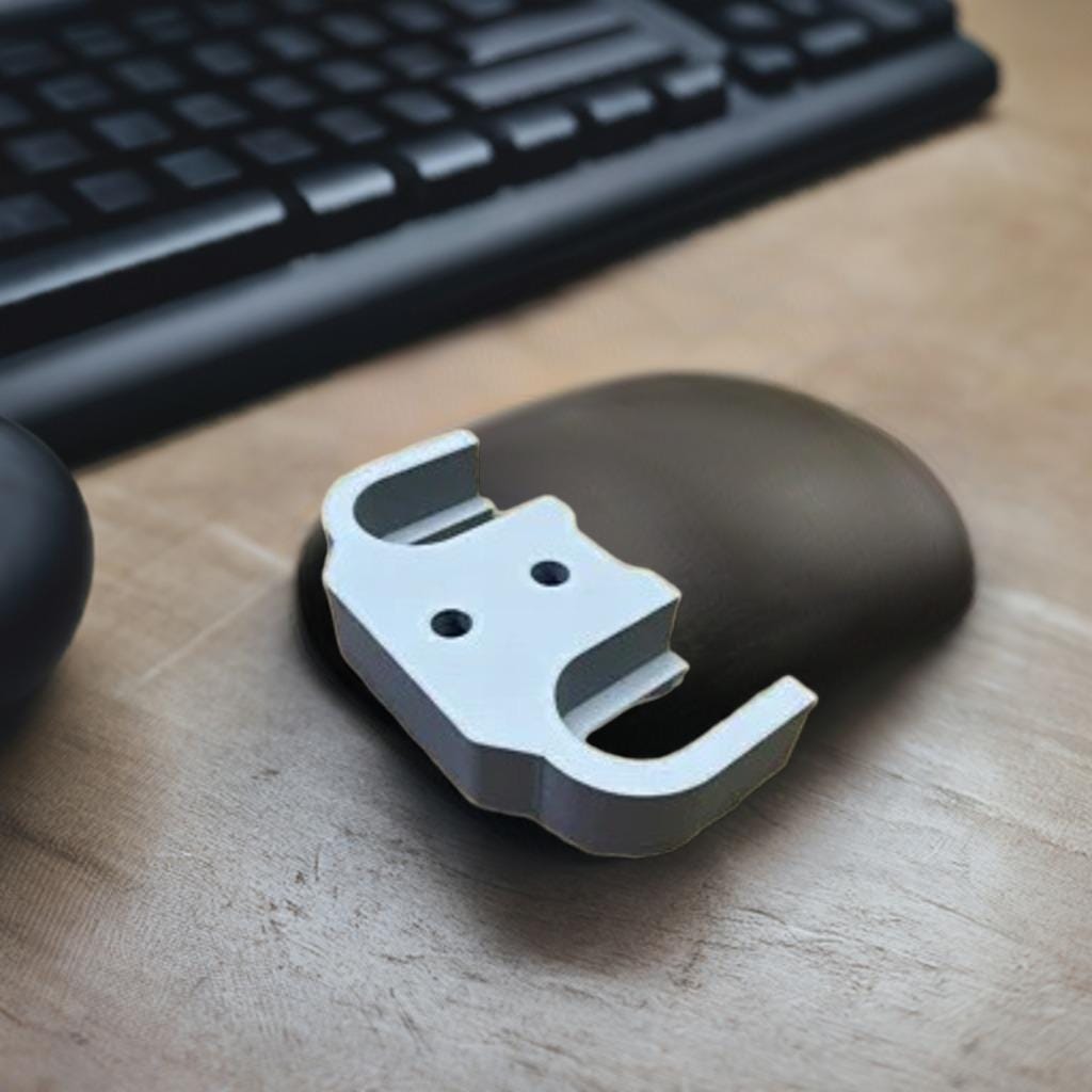 Under Desk Controller Mount | Gaming Controller Storage Hook | Console Controller Holder | Gaming Desk Organizer - BatCountryCraftsUSA
