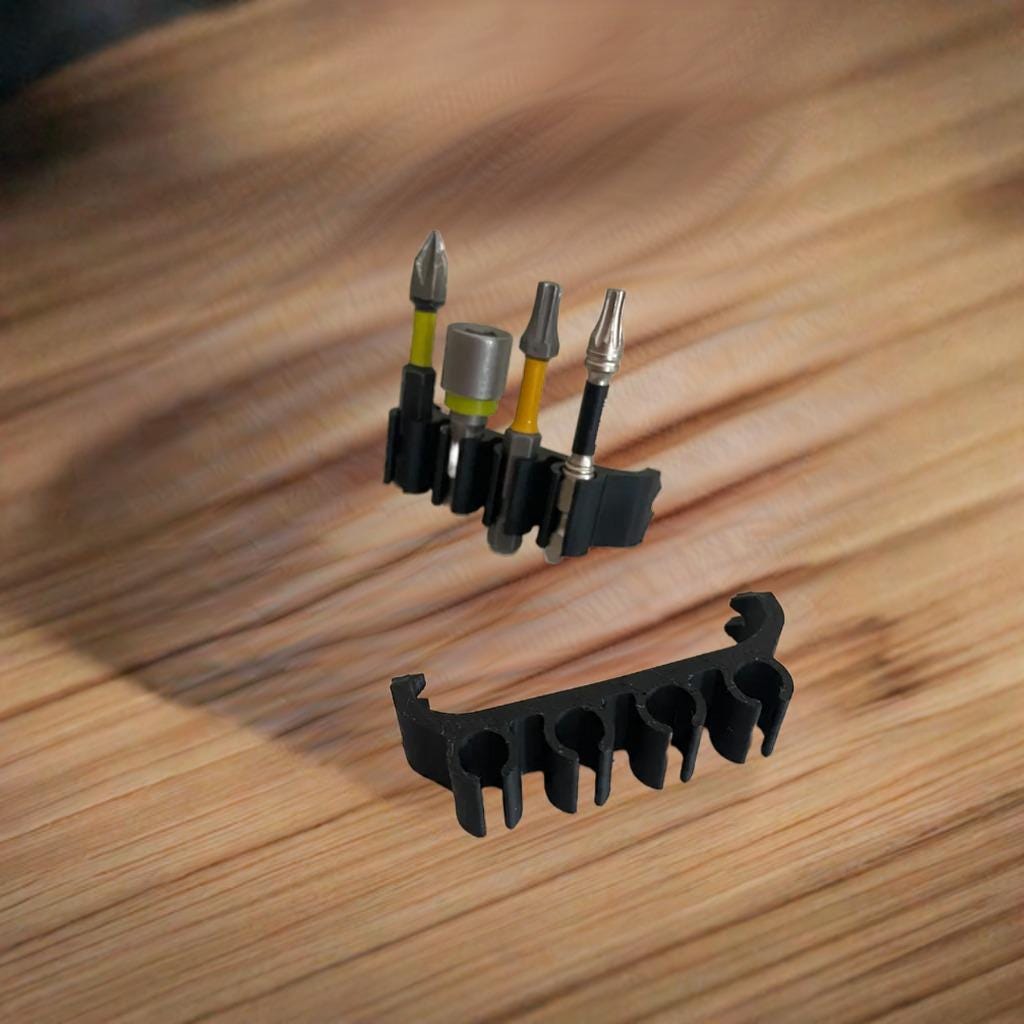 Ryobi Drill Bit Holder | Impact Driver Bit Organizer | Tool Storage Mount | Ryobi Tool Accessory | Drill Bit Organization System - BatCountryCraftsUSA