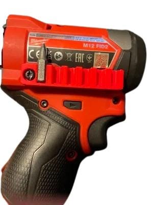 Milwaukee M12 Impact Bit Holder | Drill Bit Organizer | 3453-20 Impact Driver Accessory | Tool Storage | Workshop Organization - BatCountryCraftsUSA
