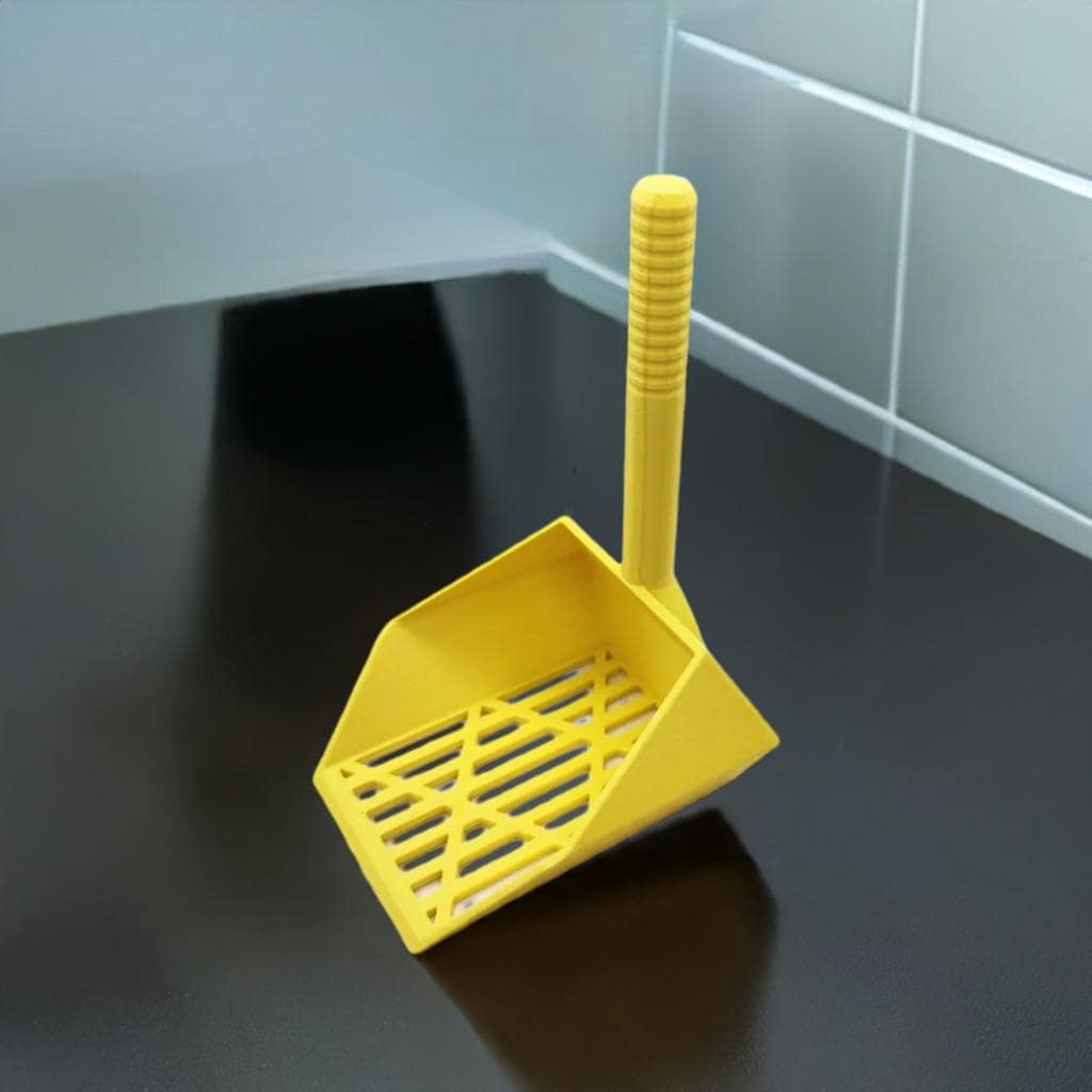 Ergonomic Cat Litter Scoop | Pet Waste Cleaner | Kitty Litter Sifter | No Supports Design | Cat Owner Gift | Litter Box Accessory - BatCountryCraftsUSA
