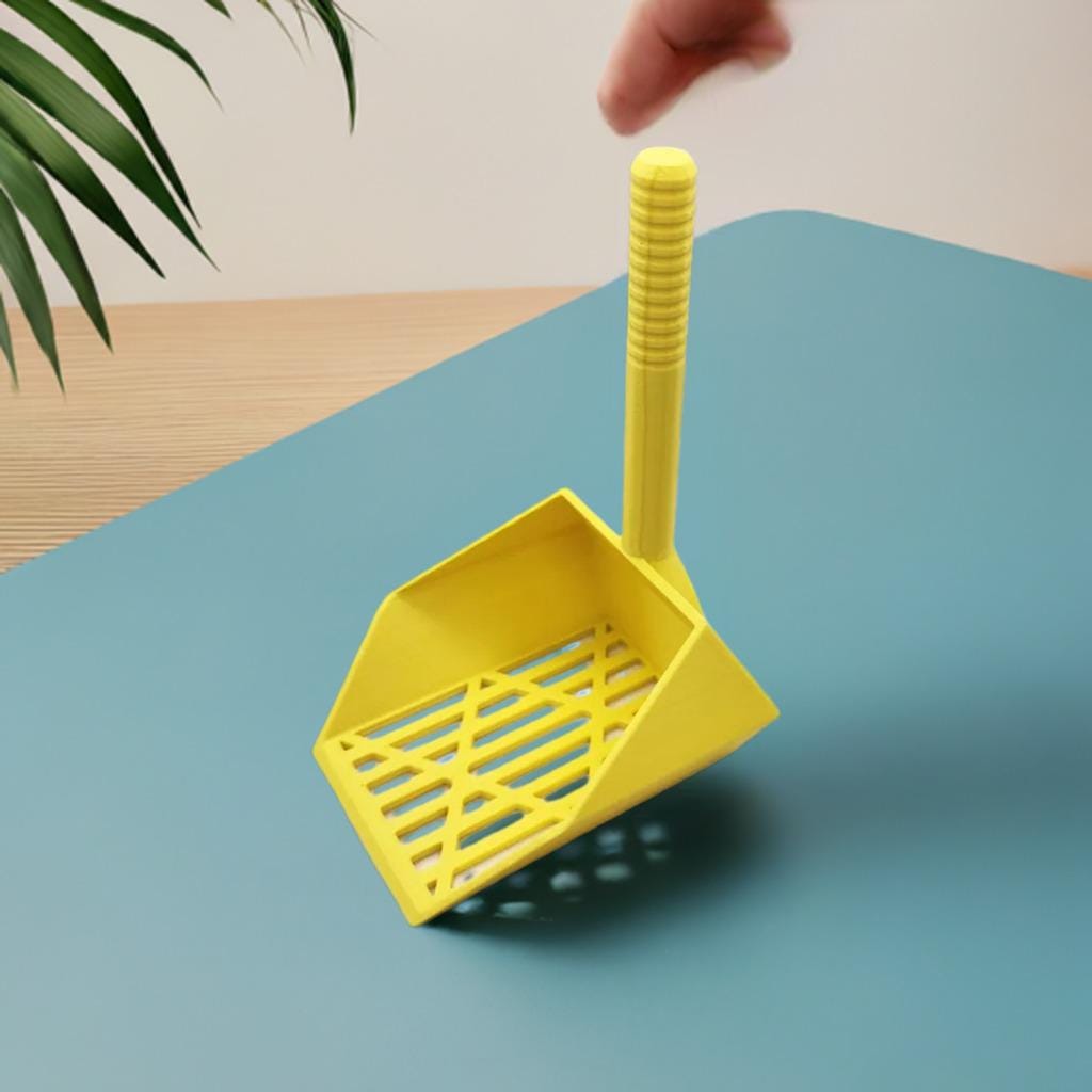 Ergonomic Cat Litter Scoop | Pet Waste Cleaner | Kitty Litter Sifter | No Supports Design | Cat Owner Gift | Litter Box Accessory - BatCountryCraftsUSA
