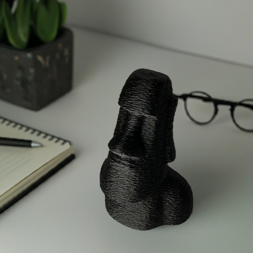 Moai Statue Figurine | Easter Island Replica | Ancient Monument Miniature | Archaeological Decor | Desktop Ornament - BatCountryCraftsUSA