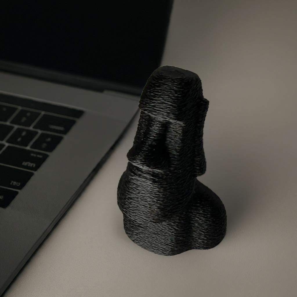 Moai Statue Figurine | Easter Island Replica | Ancient Monument Miniature | Archaeological Decor | Desktop Ornament - BatCountryCraftsUSA