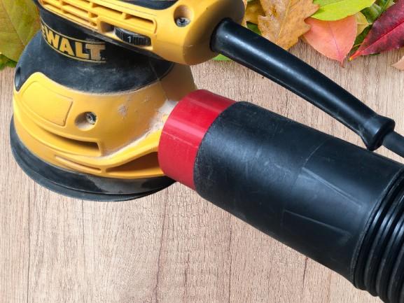 DeWalt Sander Vacuum Adapter | Dust Collection for DWE6423 | 2-1/8" & 2-1/4" OD | Shop Vac Attachment | Random Orbit Sander Accessory - BatCountryCraftsUSA