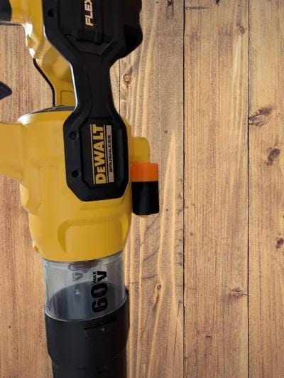 DeWalt Leaf Blower Wall Mount | DCBL772 Flexvolt Blower Holder | Tool Storage Solution | Garage Organization | Workshop Accessory | DeWalt - BatCountryCraftsUSA