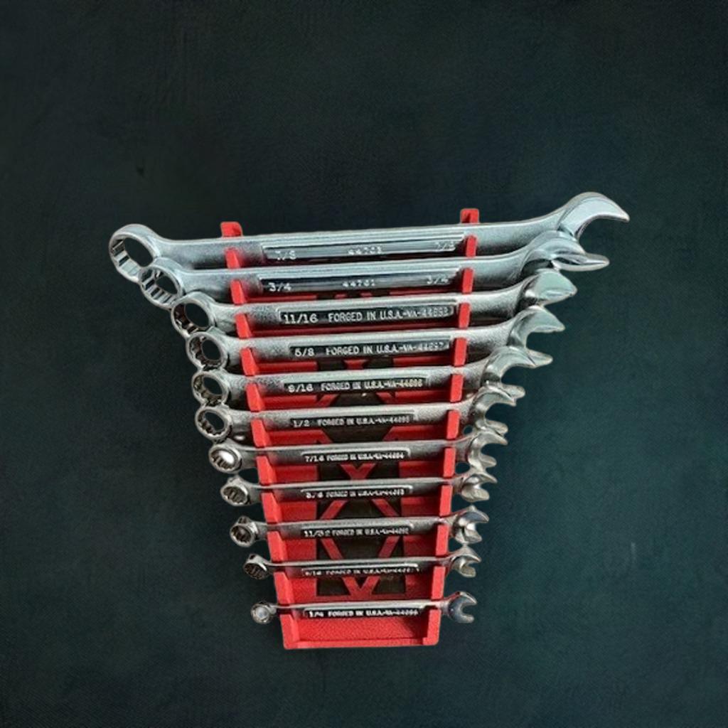 Craftsman Wrench Organizer | Tool Box Organizer | Mechanic Tool Holder | Wrench Storage Rack | Garage Organization | Workshop Tool Organizer - BatCountryCraftsUSA
