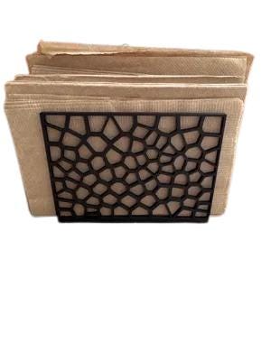 Voronoi Napkin Holder | Modern Table Accessory Geometric Design | Contemporary Dining Decor Kitchen Table Organizer Minimalist Napkin Stand - BatCountryCraftsUSA