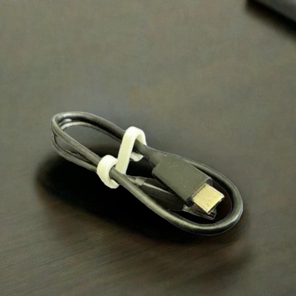 USB Cable Organizer Clip Set | Desk Cable Management System | Infinity Design Cord Holder | Multiple Sizes Available - BatCountryCraftsUSA