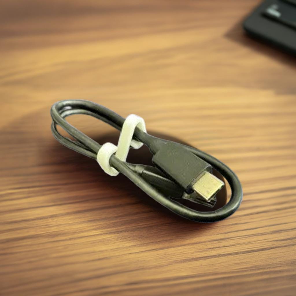 USB Cable Organizer Clip Set | Desk Cable Management System | Infinity Design Cord Holder | Multiple Sizes Available - BatCountryCraftsUSA
