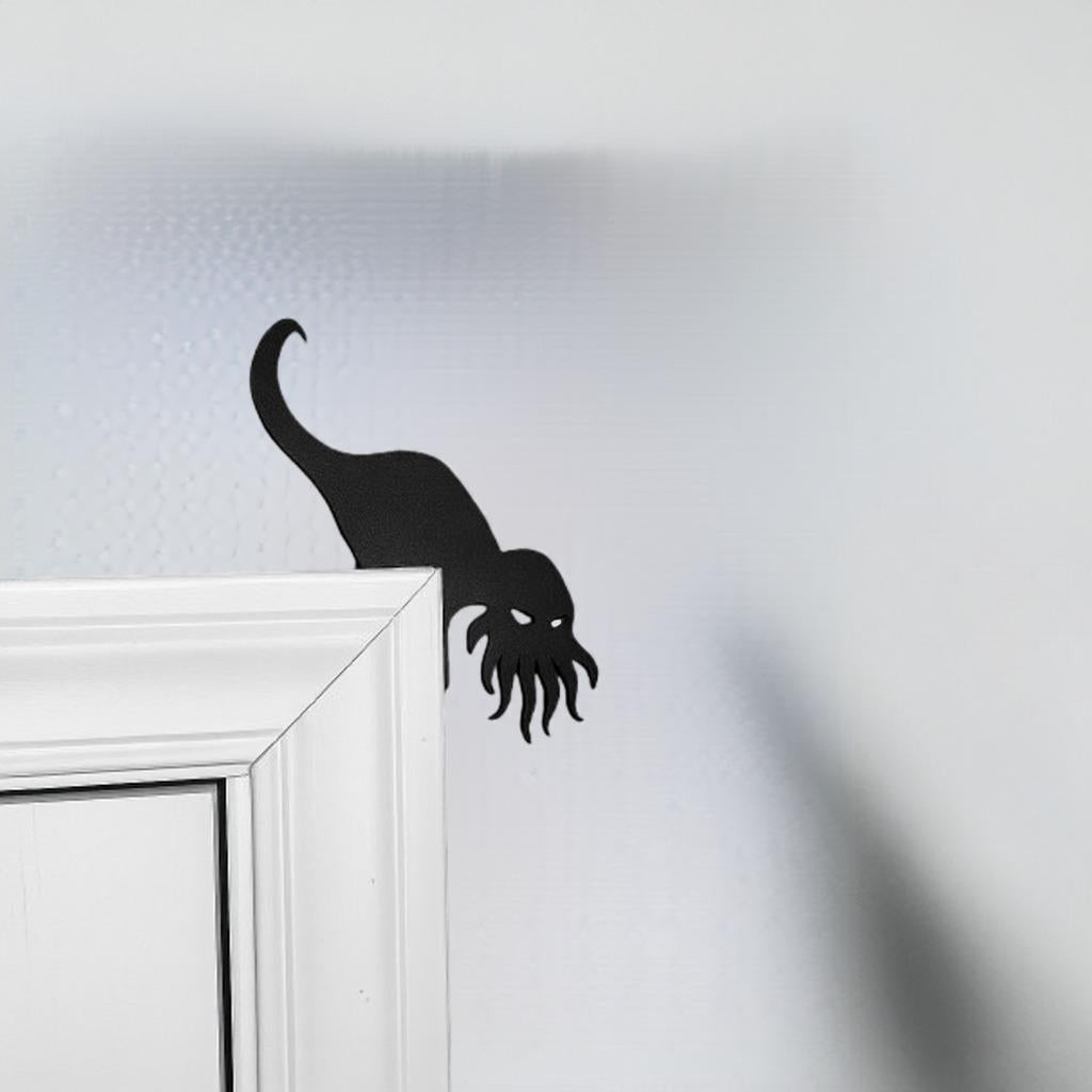 Cthulhu Tentacle Door Topper | Halloween Door Frame Decoration | Lovecraft Inspired Horror Decor | Tentacle Door Frame Art | Gothic Home - BatCountryCraftsUSA