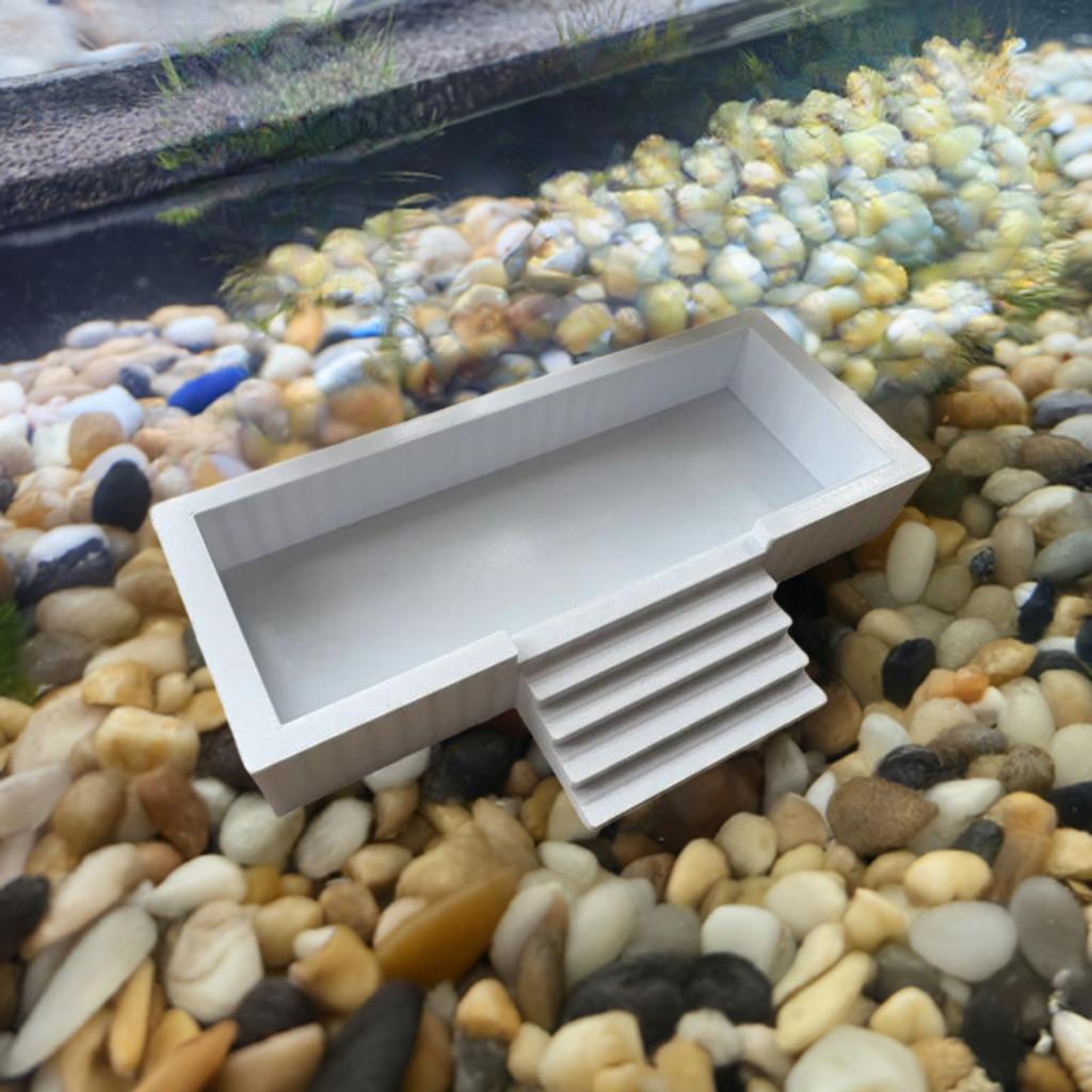 Hermit Crab Long Soaking Pool | Rectangle Pet Bath Station | Crabitat Swimming Area | Aquarium Water Dish - BatCountryCraftsUSA