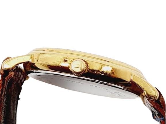 Vintage Tissot 1853 Women's Goldtone Quartz Watch | Swiss Made Sapphire Crystal Leather Band | Elegant Dress Watch T830930 - BatCountryCraftsUSA