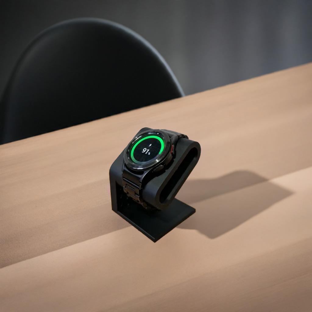 Galaxy Watch Charging Stand | Watch Display Dock | Smartwatch Holder | 34mm Charger Compatible | Bedside Night Stand | 3D Printed - BatCountryCraftsUSA