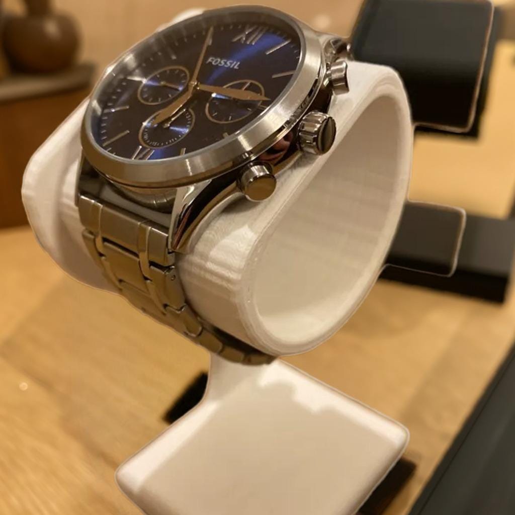 Minimalist Watch Stand for Men | Single Watch Display Holder for Desk Dresser or Nightstand | Modern Watch Organizer for Wristwatches - BatCountryCraftsUSA