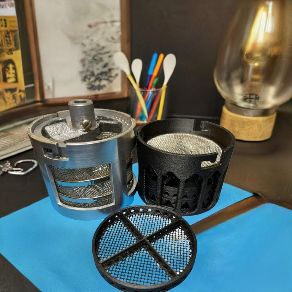 Pearl Supreme Watch Cleaning Basket Replacement | Fits Janta & Supreme Watch Cleaners | Mesh Basket with Lock Ring for Watchmaker Tools - BatCountryCraftsUSA