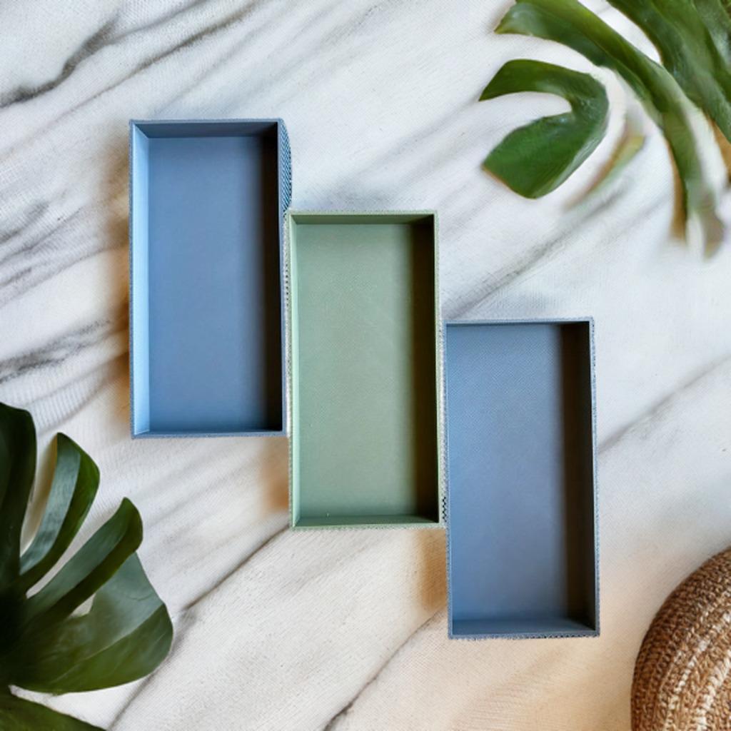 Simple Modern Bathroom Tray | Minimalist Vanity Organizer | Toiletry Storage Stylish Bathroom Decor Countertop Organizer Small Storage Tray - BatCountryCraftsUSA
