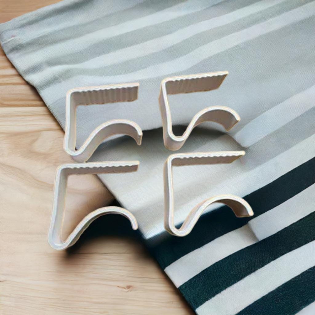 Table Cloth Clip for Outdoor Tables | Tablecloth Clamp for 29-33mm Thickness | Soft Rounded Edges | Picnic Clips - BatCountryCraftsUSA