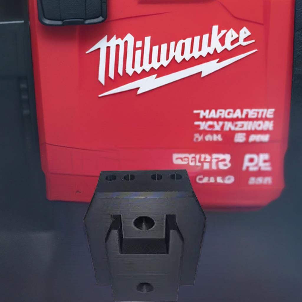 Milwaukee M18 Battery Tool Holder | Cordless Power Tool Storage | Wall Mount Tool Organizer | Drill Driver Dock | Workshop - BatCountryCraftsUSA