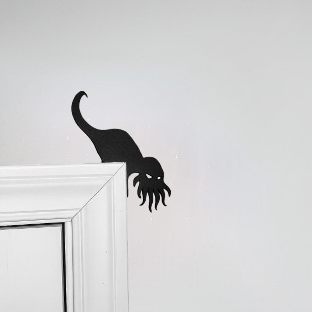 Cthulhu Tentacle Door Topper | Halloween Door Frame Decoration | Lovecraft Inspired Horror Decor | Tentacle Door Frame Art | Gothic Home - BatCountryCraftsUSA