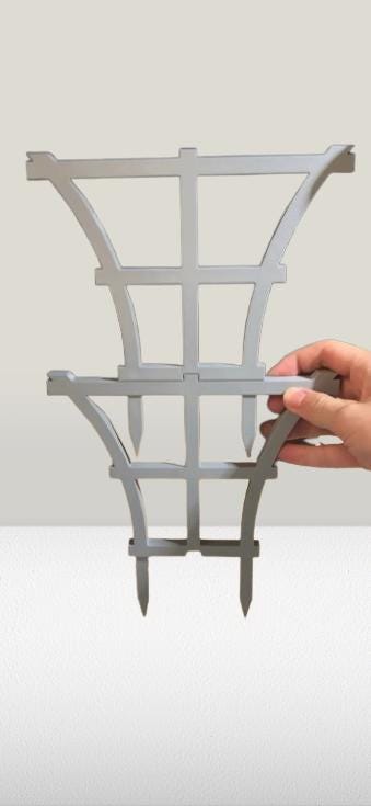 Stackable Plant Trellis | Modular Garden Support | Flower Pot Climbing Frame | Indoor Plant Support | Houseplant Vine Guide - BatCountryCraftsUSA