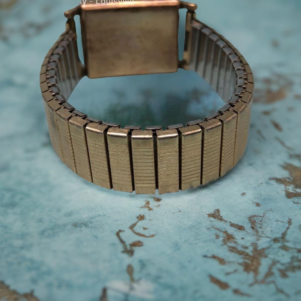 Art Deco Benrus 17J Watch | Rare 288319 Model | 1940s 10K Gold Filled Case | Expansion Bracelet | Rectangular Dress Watch - BatCountryCraftsUSA