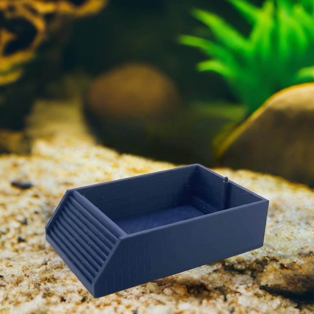 Hermit Crab Pool with Bubbler Attachment | Oxygenated Water Dish | Crabitat Aqua Filter | Pet Aerator Bath - BatCountryCraftsUSA