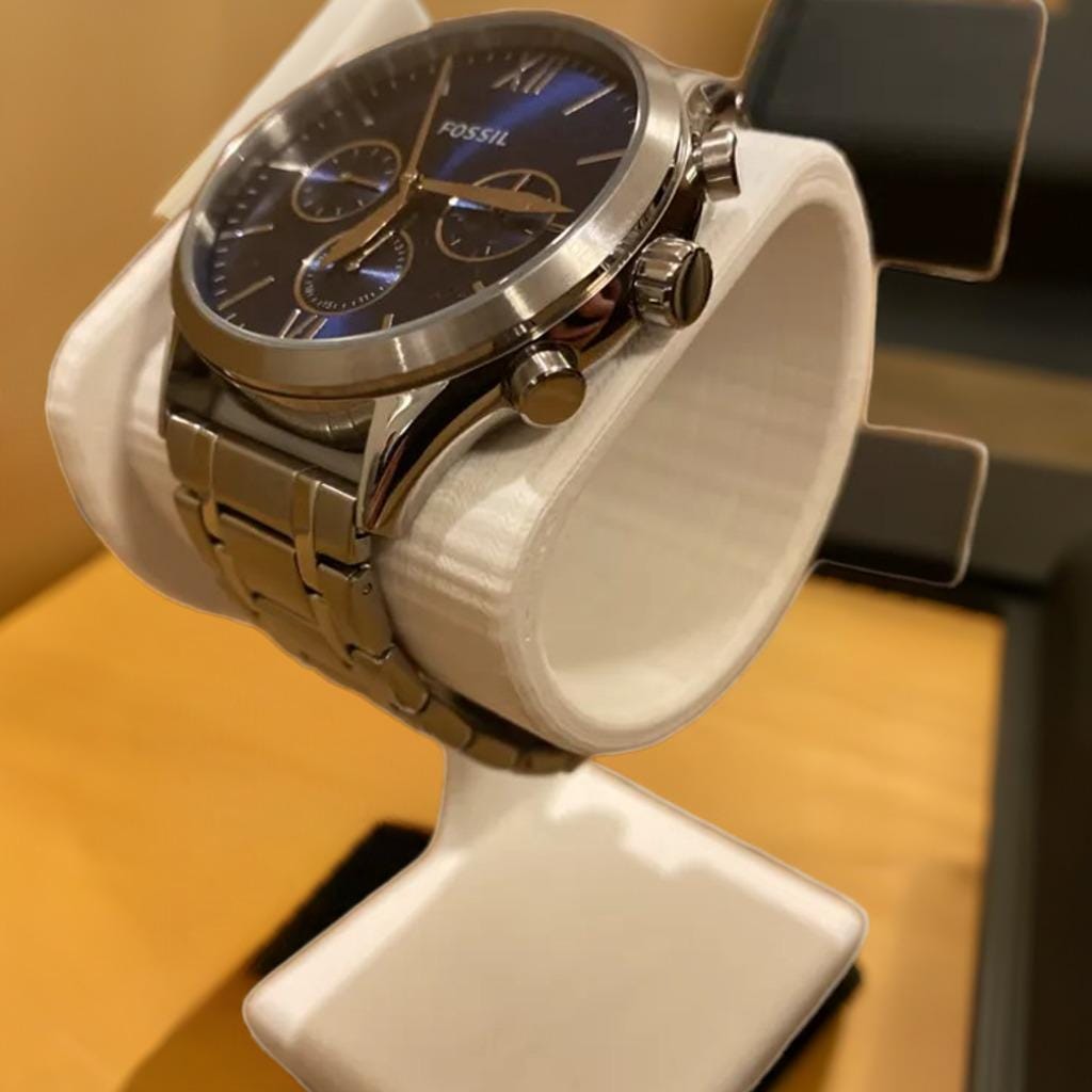 Minimalist Watch Stand for Men | Single Watch Display Holder for Desk Dresser or Nightstand | Modern Watch Organizer for Wristwatches - BatCountryCraftsUSA