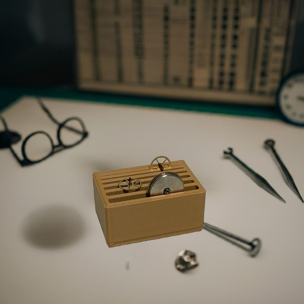 Watchmaker Inspection Block | Wheel & Pivot Check Station for Movement Parts | Bergeon Height Compatible | Bench Tool for Horology Work - BatCountryCraftsUSA