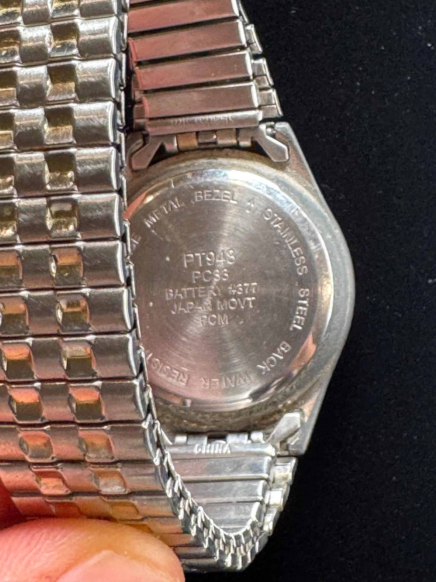 Vintage Men's Day Date Watch - Silver Expansion Band | Two-Tone | 100ft Water Resistant | Japan Movement | PT943 PC33 - BatCountryCraftsUSA