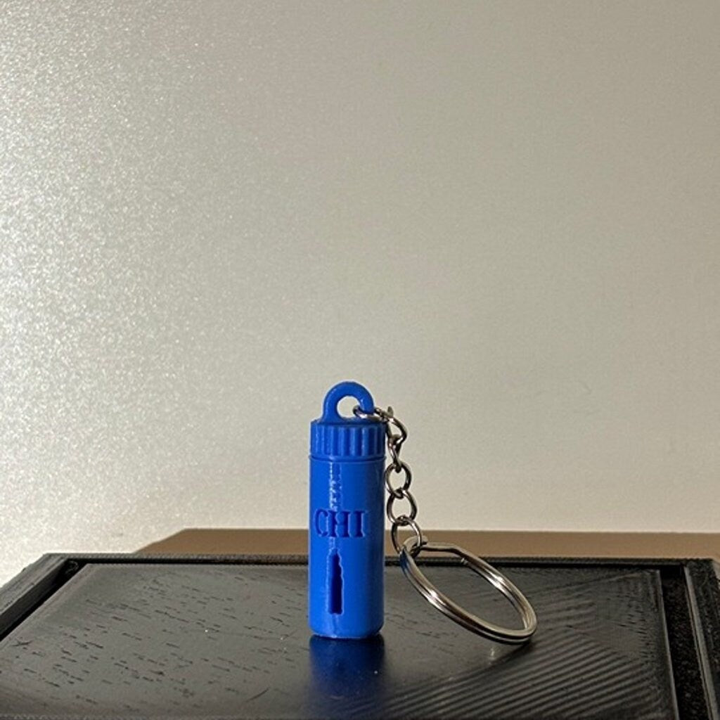Chicago Chi Town Party Pill Bottle Keychain | Made in USA - BatCountryCraftsUSA