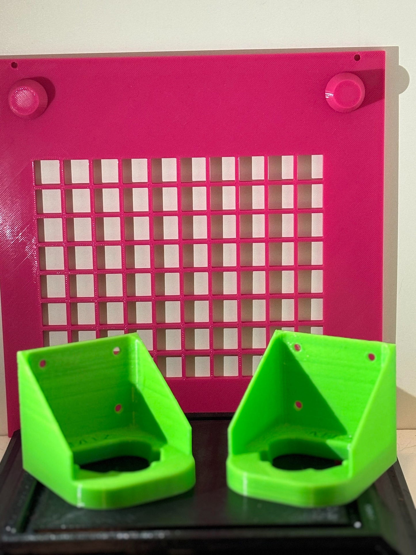 Double pack m12 battery holder in lime green (2 pack)