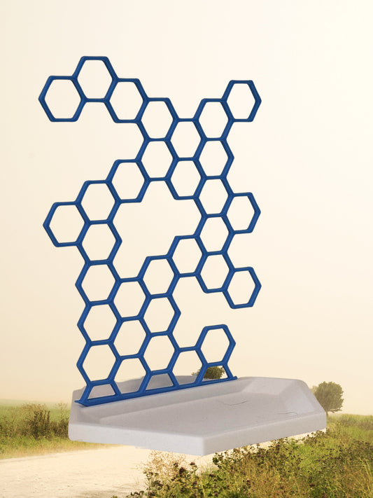 Geometric Earring Holder – Modern Jewelry Stand & Display - BatCountryCraftsUSA