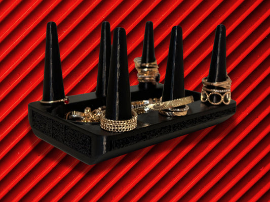 Gothic Jewelry Organizer | Ring Holder, Earring Display, Unique Gift, Vanity Organizer - BatCountryCraftsUSA