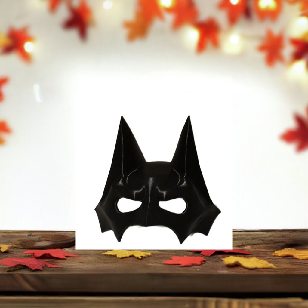 Gotham Bat Cat Mask: Ultimate Pet Costume for Halloween | Superhero Cat Mask for Cosplay & Dress-up - BatCountryCraftsUSA
