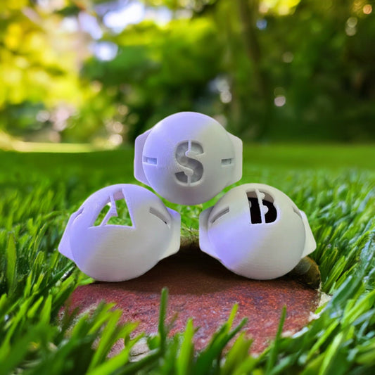 Golf Ball Marker - Personalized with Single Character - BatCountryCraftsUSA