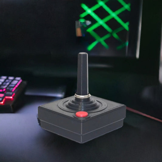 Atari Joystick Ring Holder with Optional Compartment - Retro-Inspired Jewelry Organizer