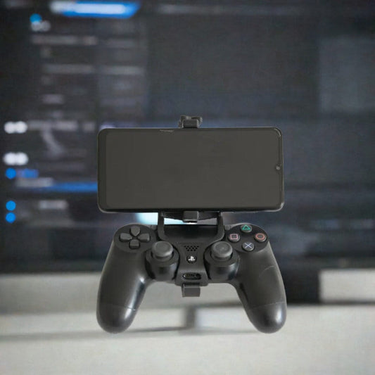 Smartphone Mount for PS4 Controller (DUALSHOCK 4) - Game On the Go with Ease