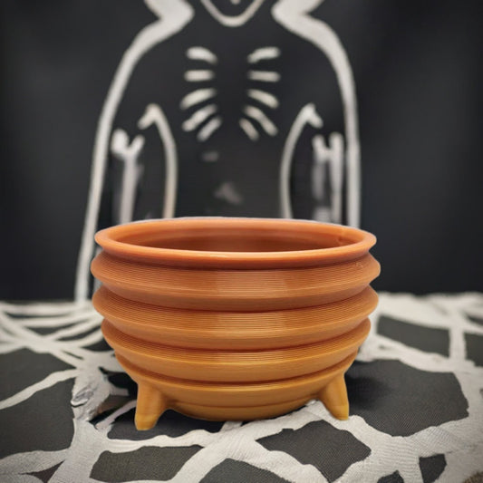 Groovy Cauldron with Feet - No Supports Needed for Fun Halloween Decor - BatCountryCraftsUSA