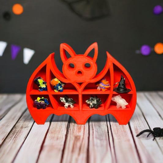 Halloween Bat Shelf - Spooky Gothic Decor for Your Home - BatCountryCraftsUSA