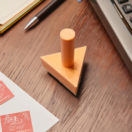 Triangle Art Stamp - Geometric Crafting & DIY Tool - BatCountryCraftsUSA